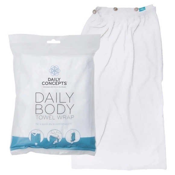 Daily Concepts Bath Towel Wrap and Body Brush Bundle - Picture 10 of 13
